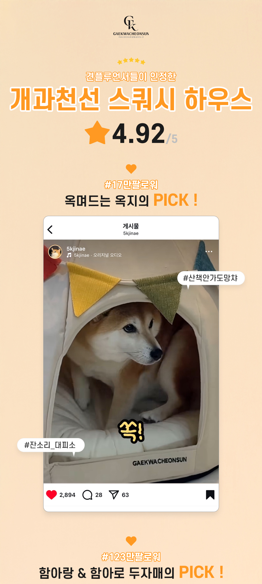 [무료배송] 개과천선 스쿼시 하우스 (크림 아이보리/사파이어 블루) 1번째