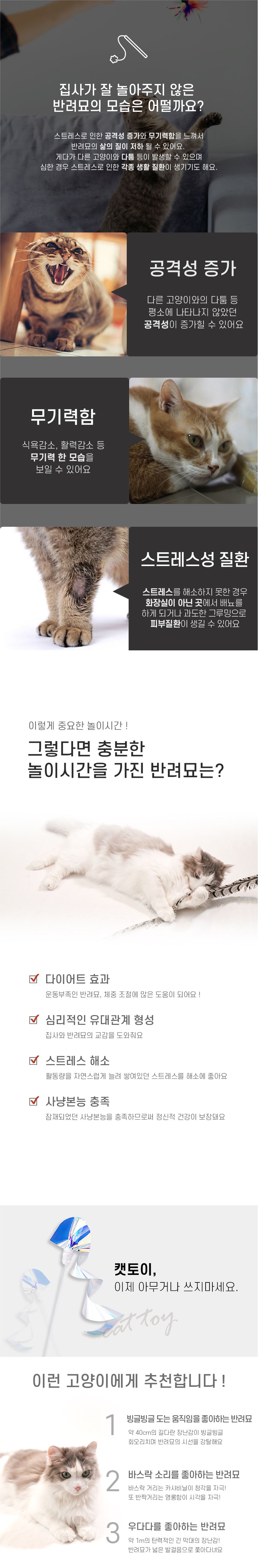 [무료배송] 쥬아펫 카샤카샤 회오리 스틱 14번째