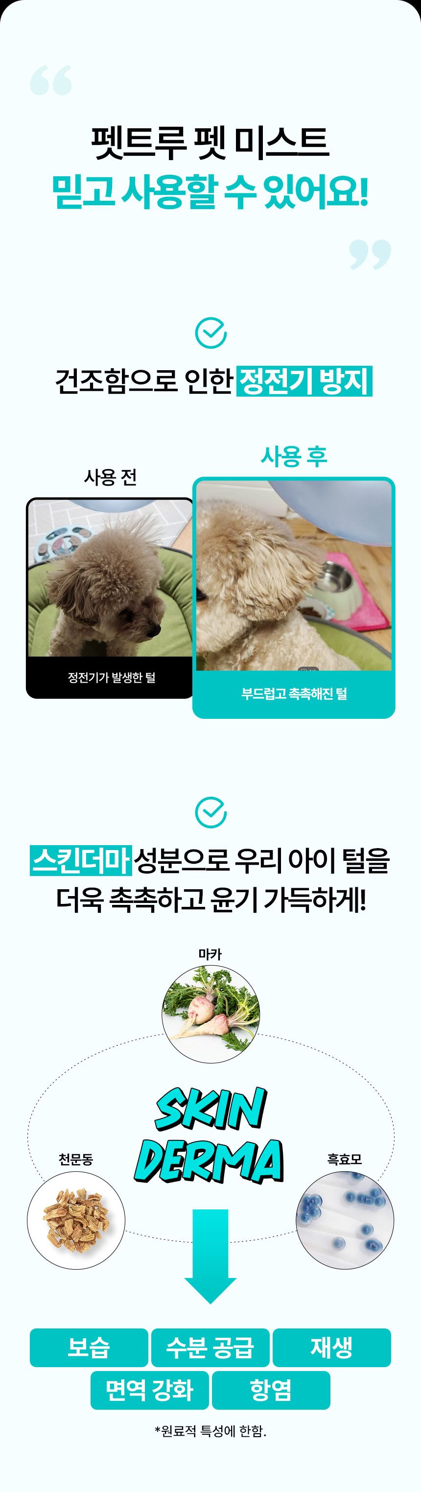 [무료배송] 펫트루 독 미스트 진저바닐라 앤 러브 200ml 5번째