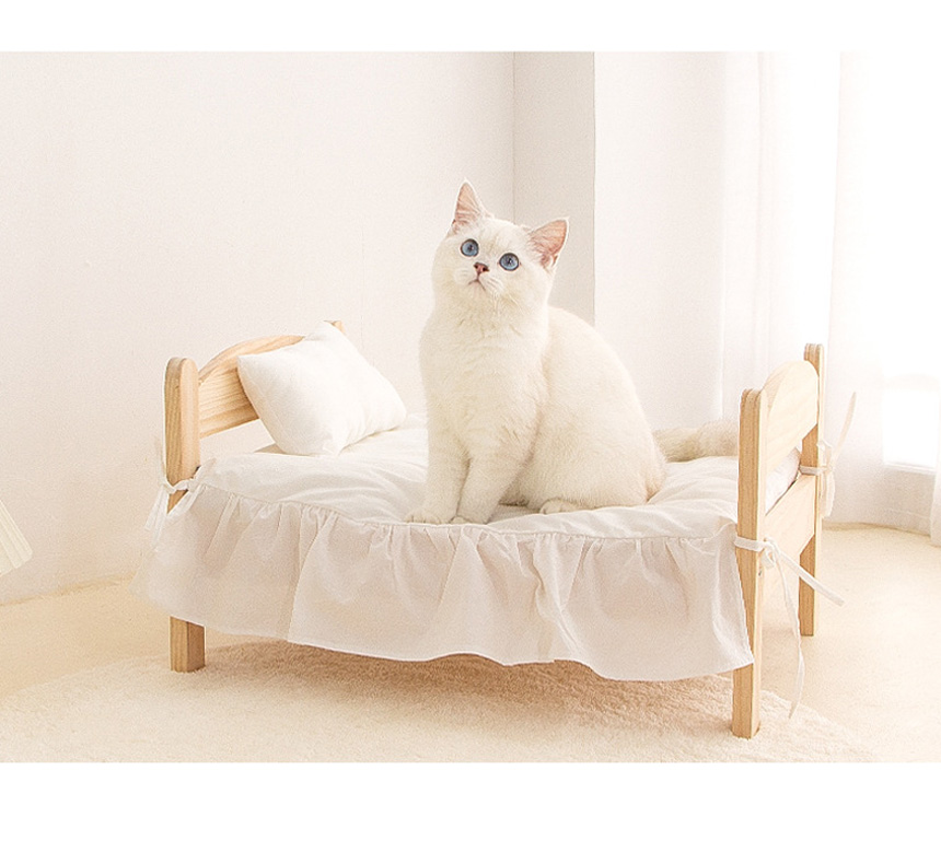 [무료배송] 아서아리 고양이 원목 DIY 침대 하우스 5번째
