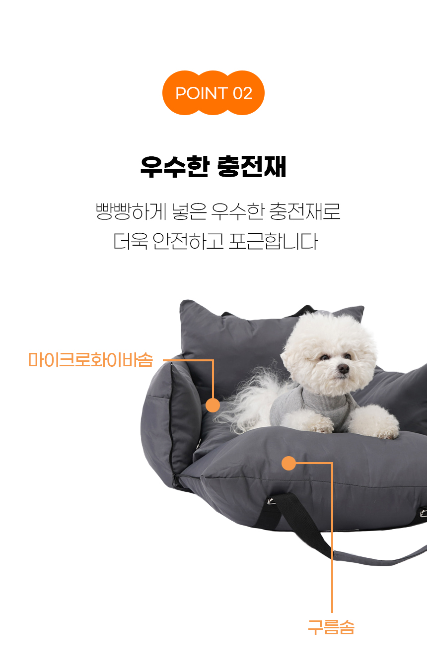 [NEW신상][무료배송] 개과천선 독 루퐁 카시트 (다크 레드/다크 그레이) 6번째