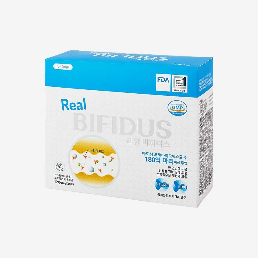 리얼비피더스 독 유산균 2g*60p