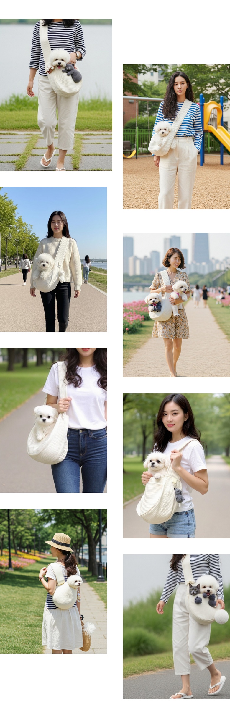 [무료배송] 예보들 슬링백 포대기 가방 S-XL 4번째