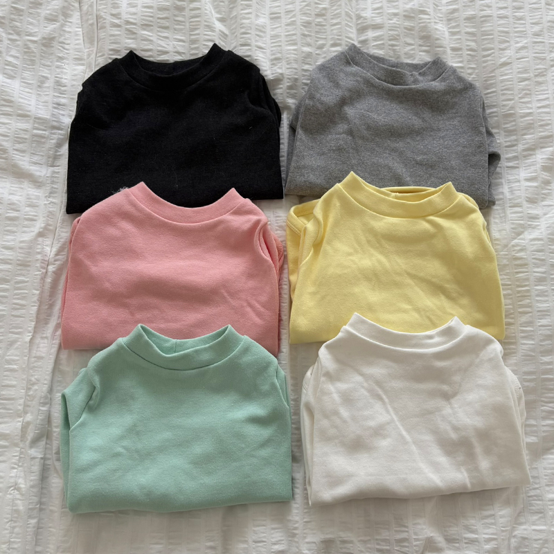 [NEW신상][무료배송] 해피댕댕 이너티셔츠 6종 (챠콜,그레이,핑크,옐로우,민트,화이트) XS-3XL 1번째