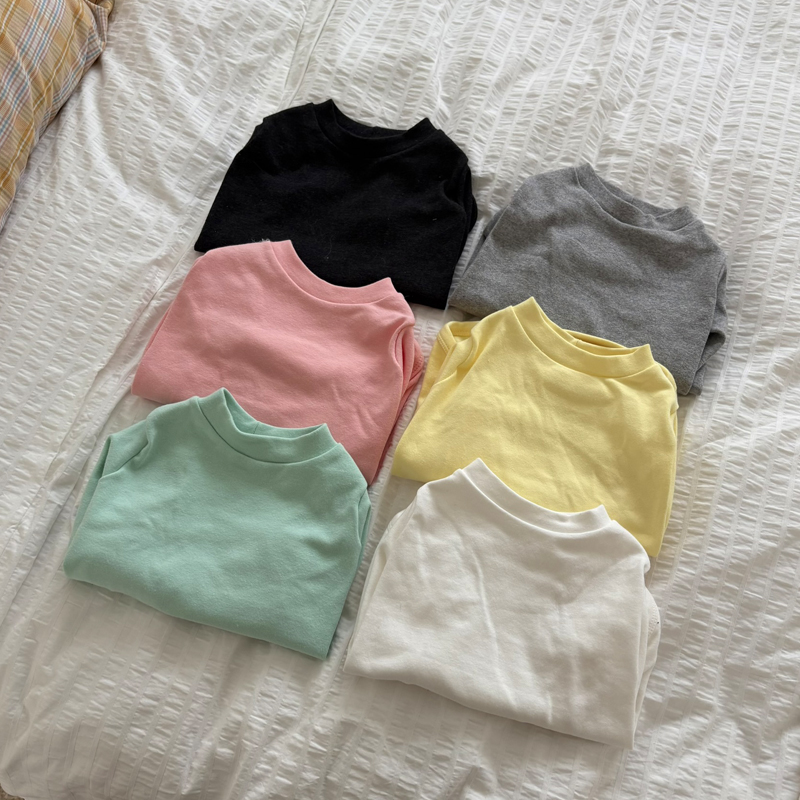 [NEW신상][무료배송] 해피댕댕 이너티셔츠 6종 (챠콜,그레이,핑크,옐로우,민트,화이트) XS-3XL 4번째