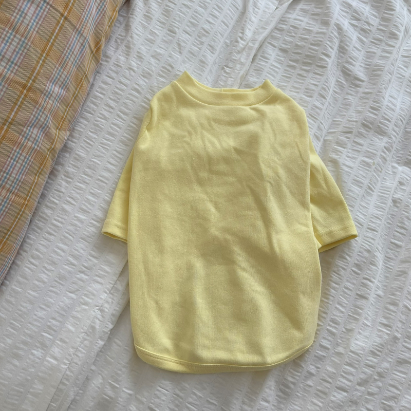 [NEW신상][무료배송] 해피댕댕 이너티셔츠 6종 (챠콜,그레이,핑크,옐로우,민트,화이트) XS-3XL 5번째