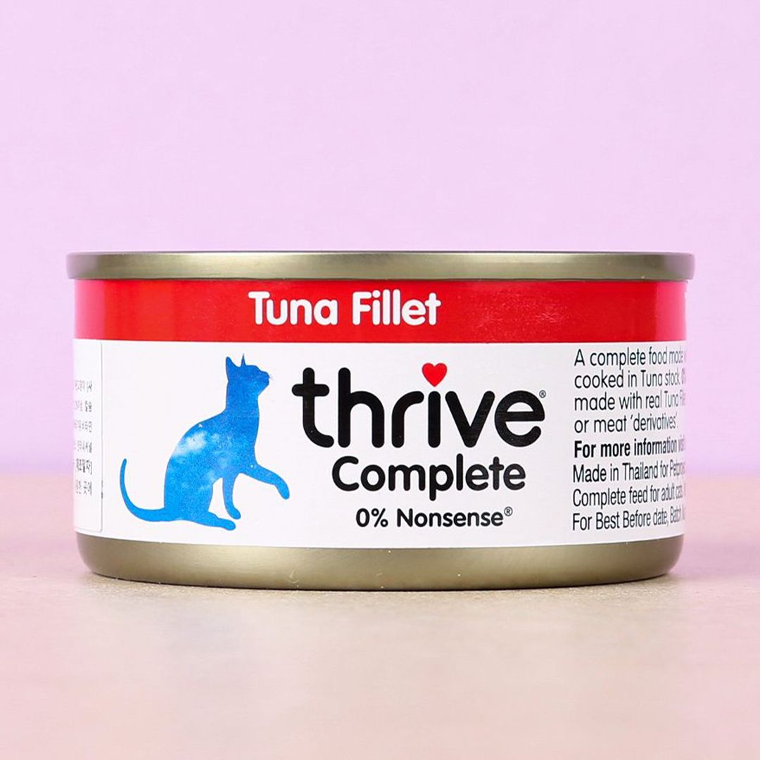 쓰라이브 캣 Complete 100% 참치 캔 75g 0번