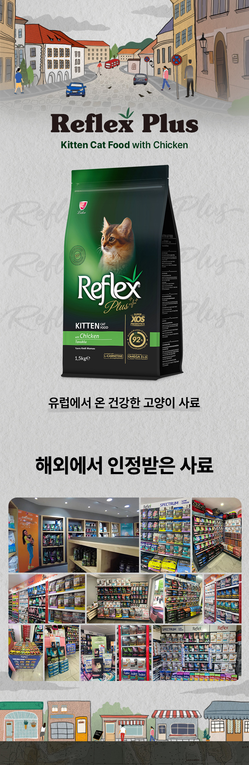 [NEW신상][무료배송] 리플렉스 플러스 캣 키튼 치킨 1.5kg 3번째