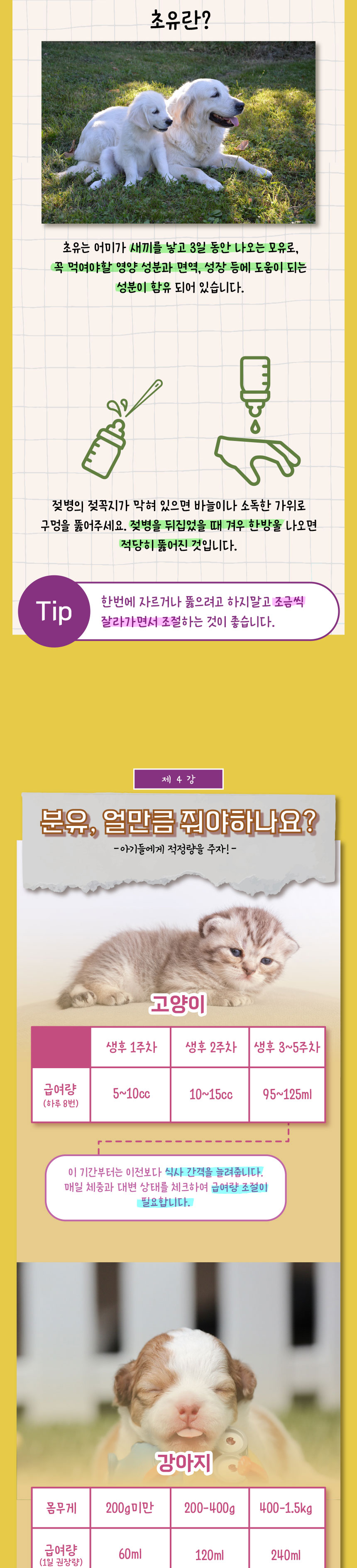 [무료배송] 애구애구 강아지 고양이 젖병 세트 4번째