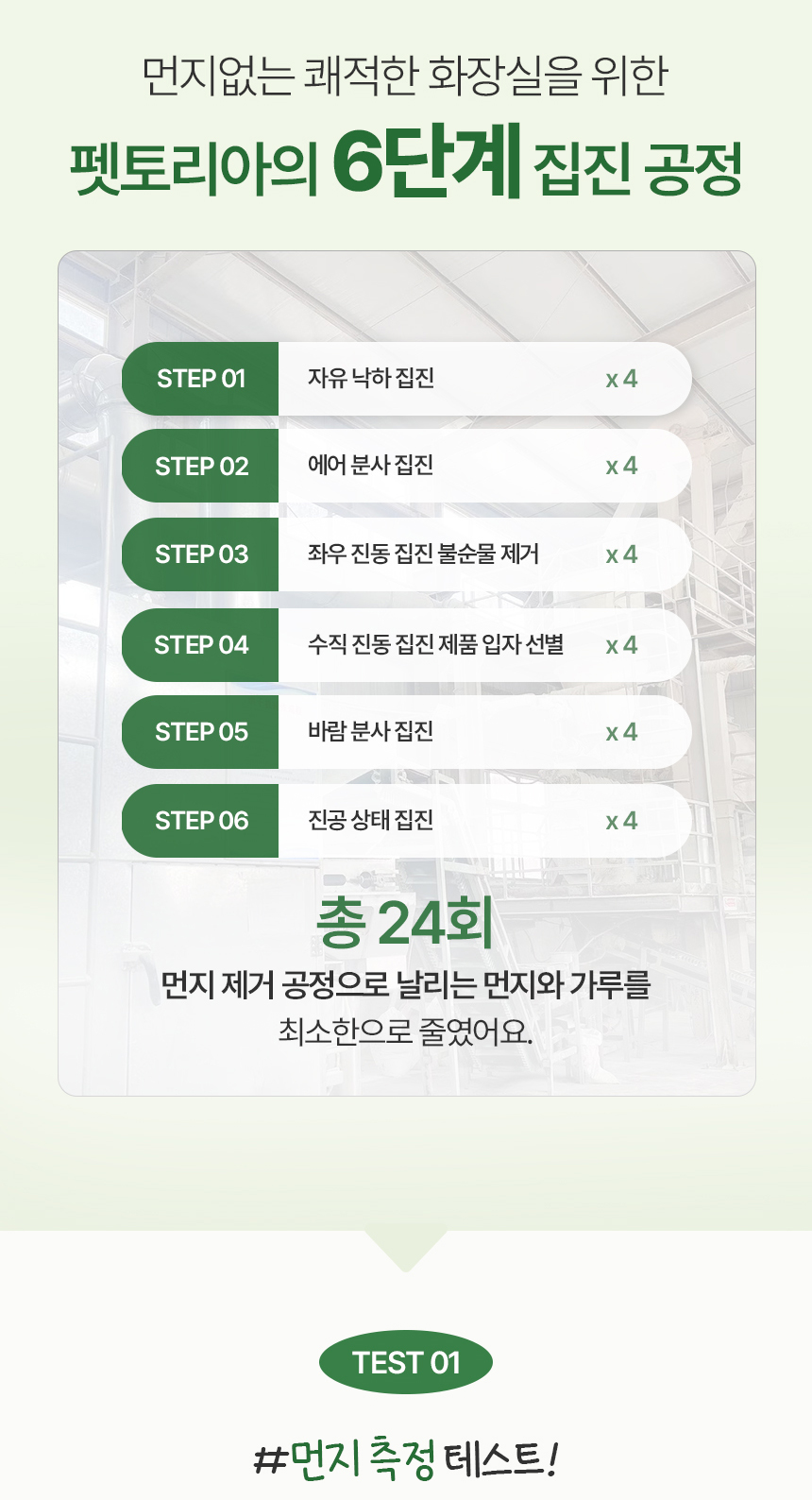 [무료배송] 한삽뚝딱 카사바 고양이 모래 무향 3.2kg 19번째