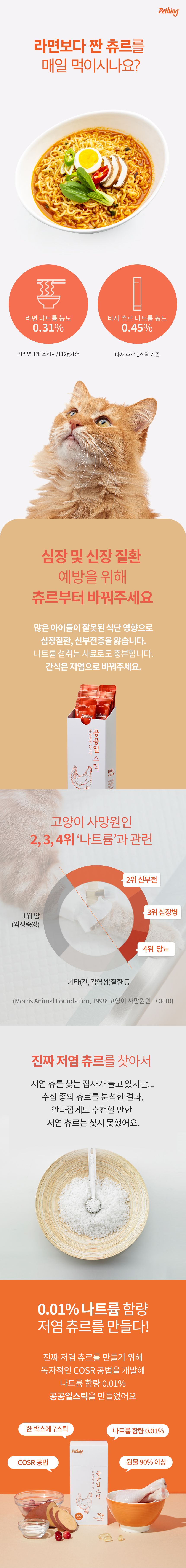 펫띵 공공일스틱 무항생제 닭고기 10g*7p 1번째
