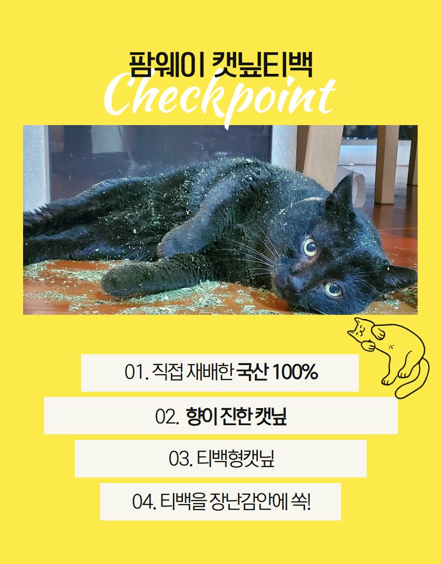 [NEW신상]팜웨이 캣닢티백 8p  8번째