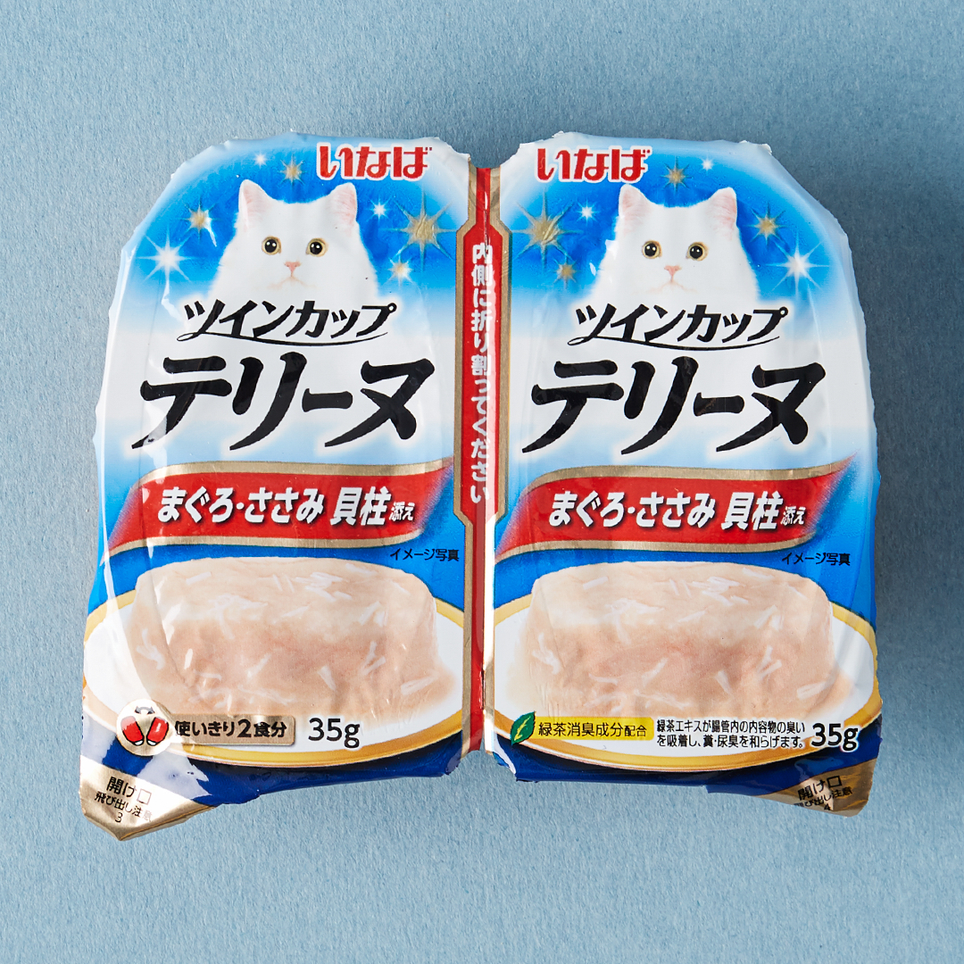 [ONLY펫프] 이나바 캣 트윈컵 테린 참치&닭가슴살&관자 70g 0번