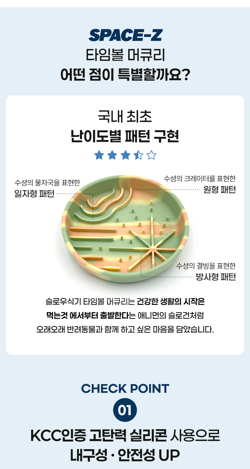 [무료배송] 애니먼 space-z 타임볼 강아지 고양이 슬로우식기 머큐리 시리즈 7번째