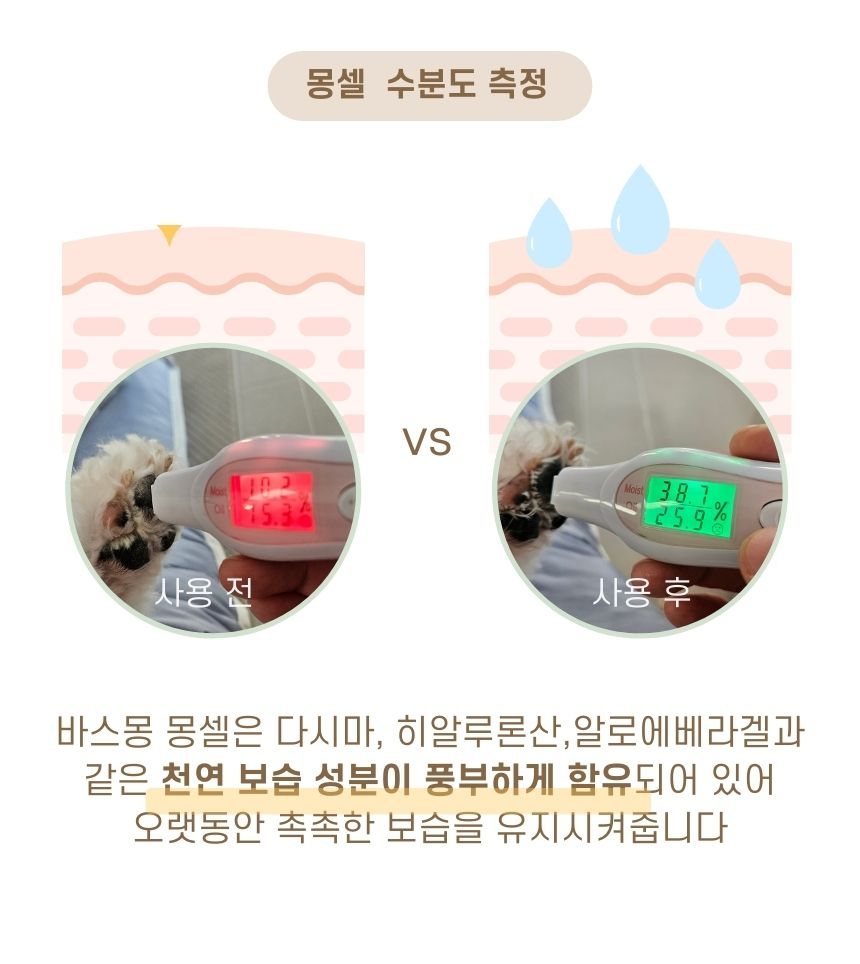 [무료배송] 바스몽 몽셀 강아지 보습제 100ml 12번째