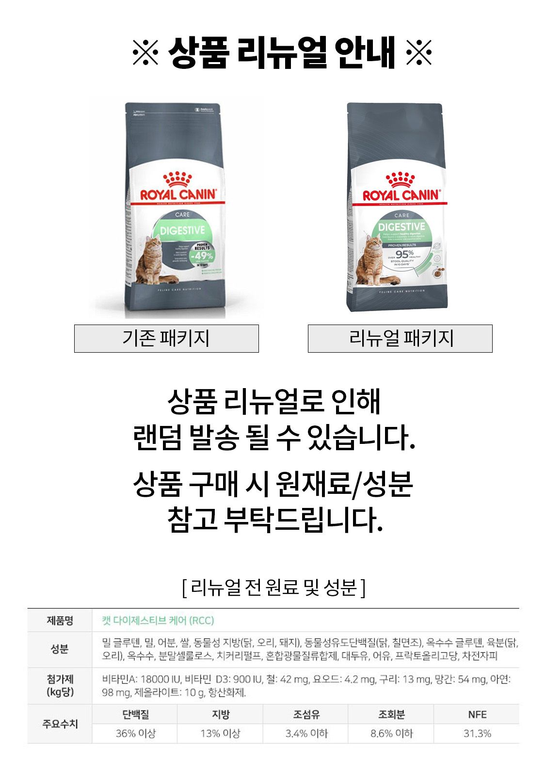 로얄캐닌 캣 다이제스티브 케어 10kg 변냄새 감소 1번째