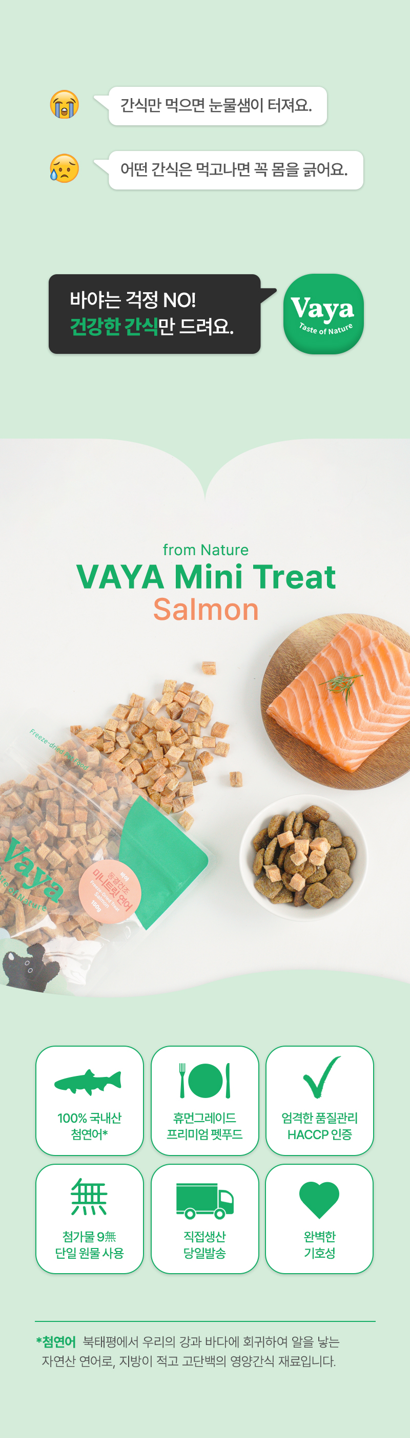 [NEW신상][무료배송] 바야 동결건조 미니 큐브 연어트릿 150g 3번째