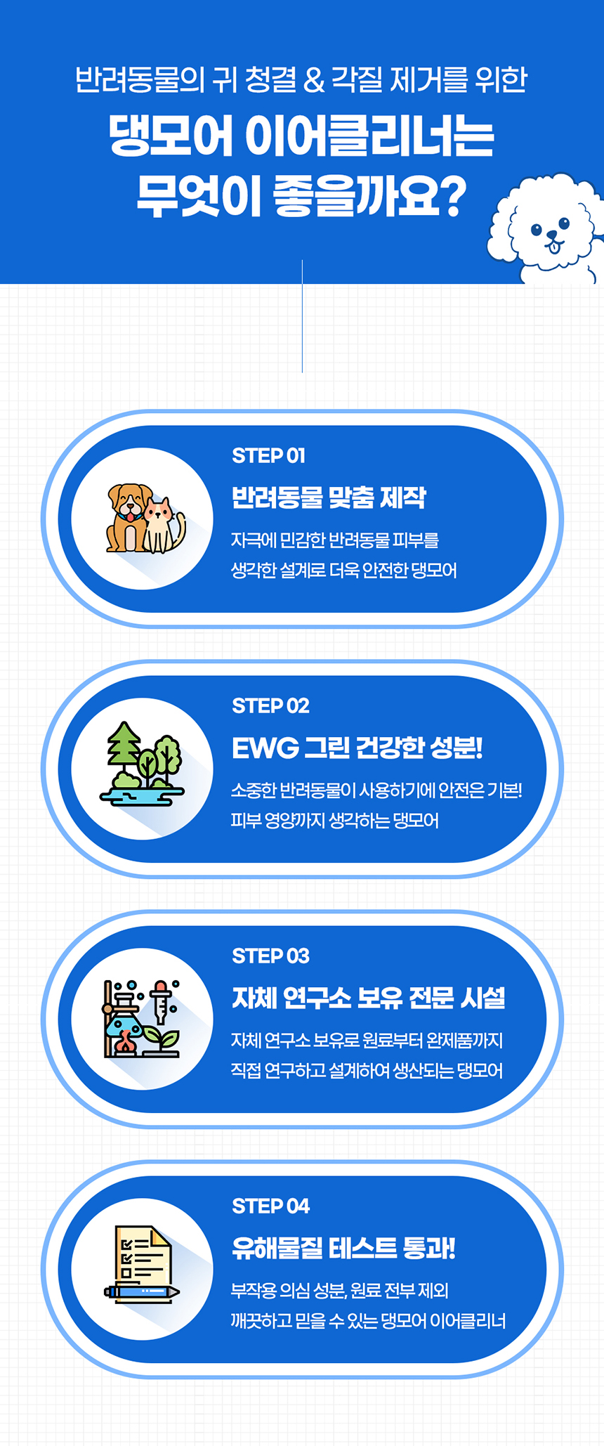 [무료배송] 댕모어 이어클리너 120ml  5번째