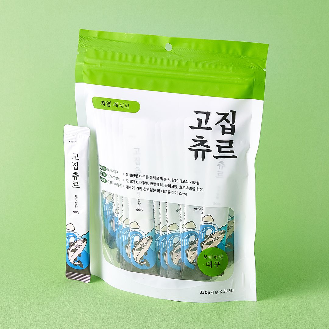 [꽉찬펫프]고집츄르 캣 북태평양 대구 11g*30p 3번