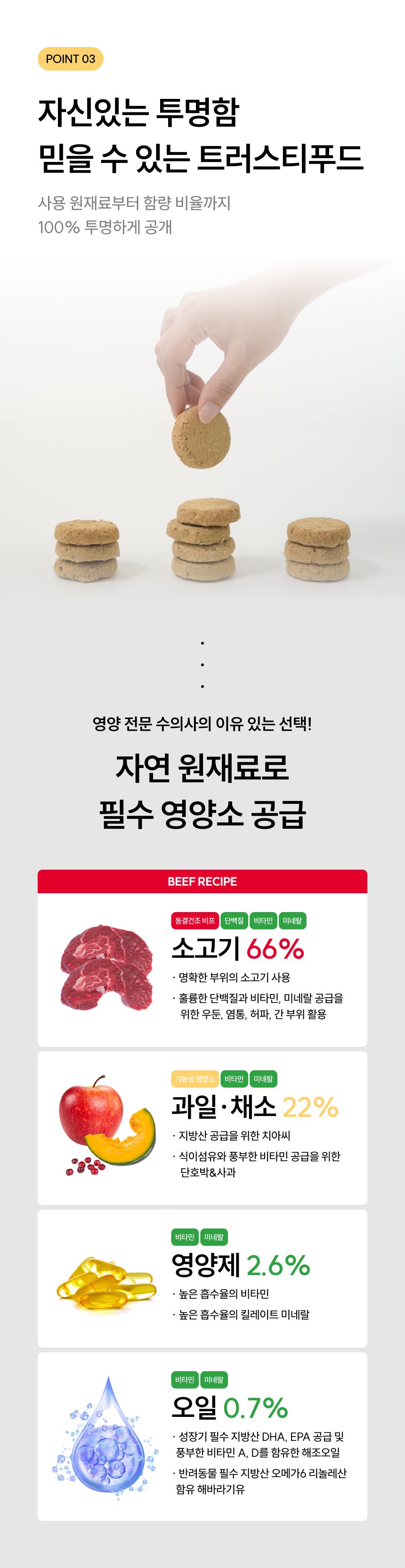 트러스티푸드 동결건조 사료 비프패티 350g 8번째
