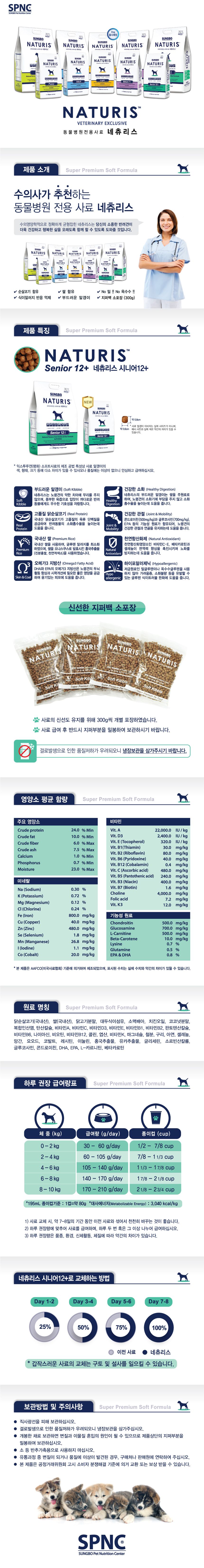 [무료배송] 네츄리스 독 시니어 12+ 3kg  1번째