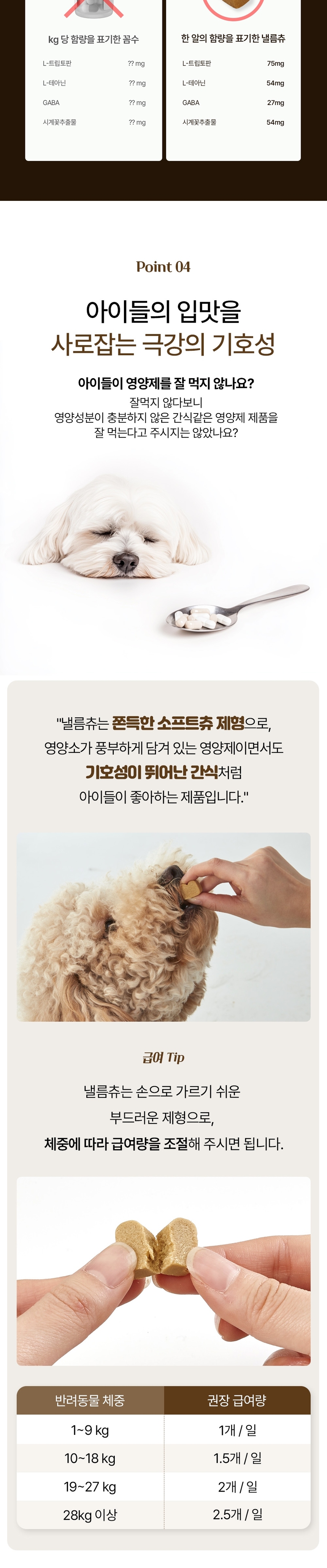 [NEW신상][무료배송] [2개] 미펫 독 낼름츄 카밍 서포트 60츄 6번째