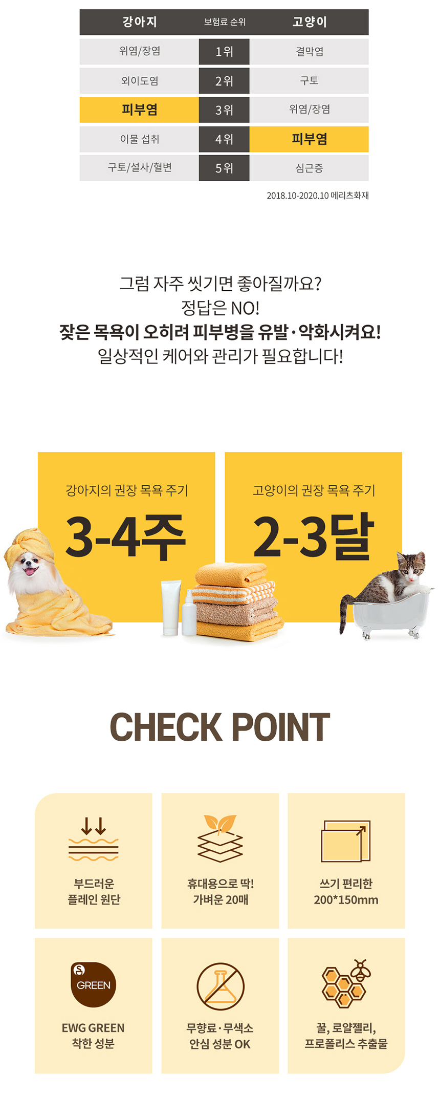 [무료배송] [10개] 코코와보리 잇츠허니 휴대용 물티슈 20매 4번째