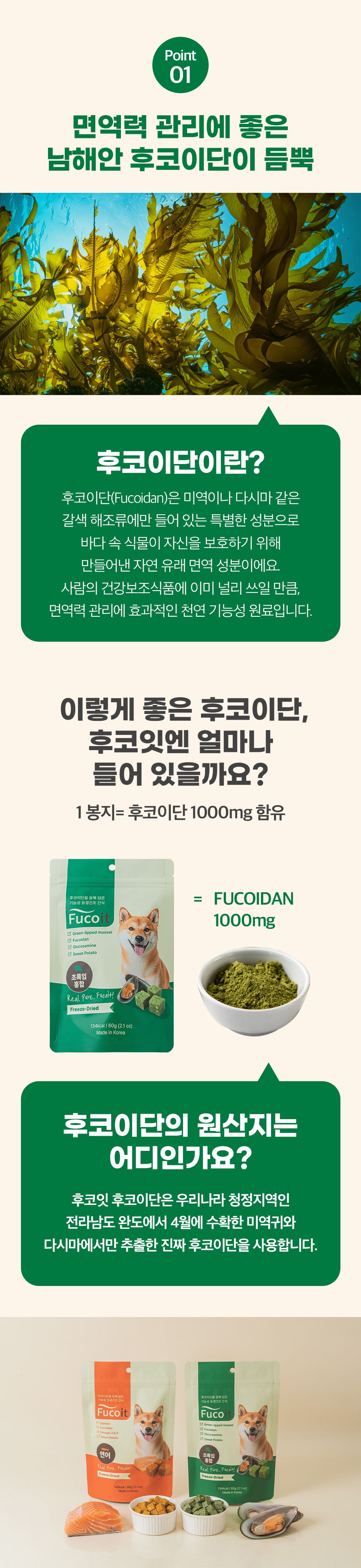 [NEW신상]후코잇 독 기능성 동결건조간식 연어 60g 12번째