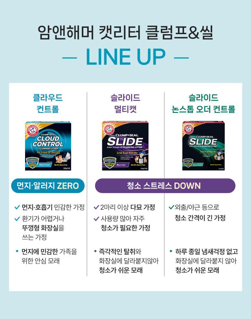 [NEW신상]암앤해머 클럼프&씰 슬라이드 클라우드 컨트롤 6.4kg 8번째