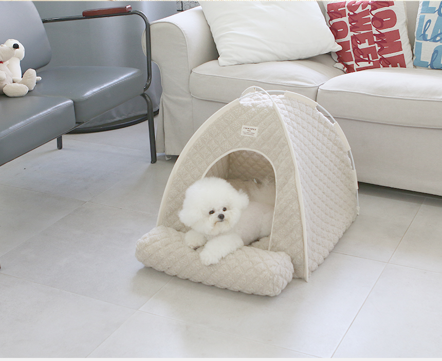 [무료배송] 초코펫하우스 겨울 보온 따뜻한 온돌의집 27번째