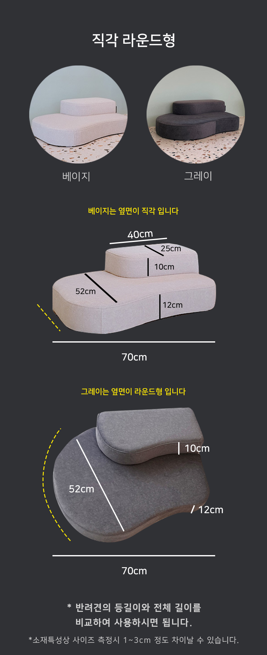 [NEW신상][무료배송] 개과천선 까네우드소파 방석 (오트밀 베이지/다크 그레이/다크 블루/베이지/그레이) 18번째