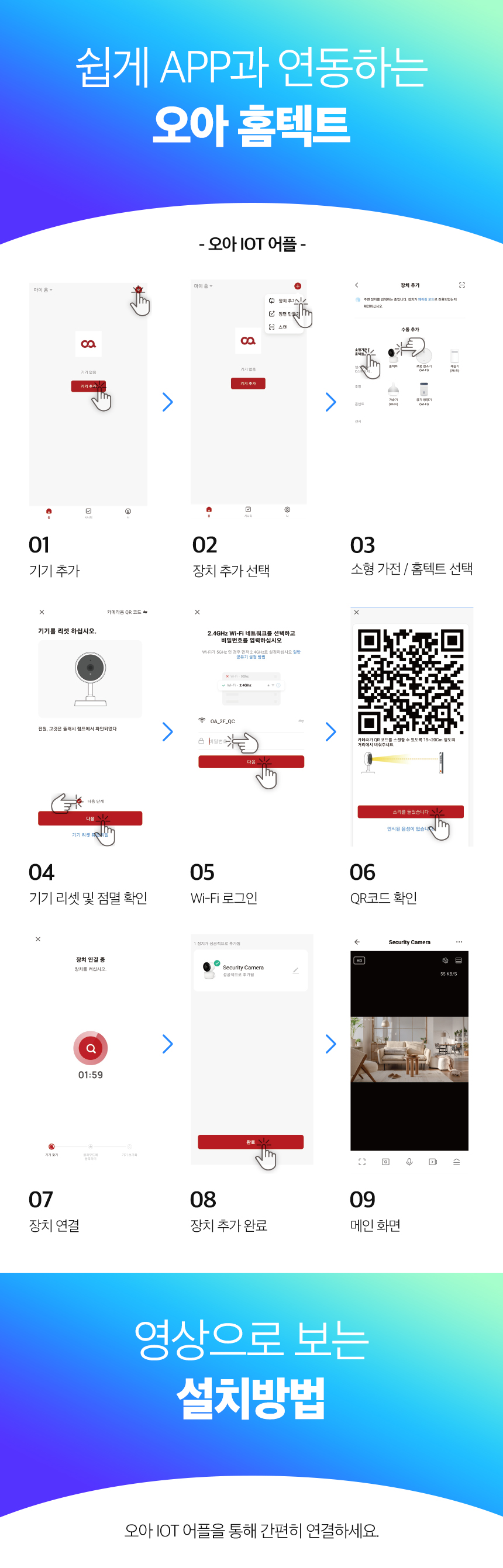 [무료배송] 오아 홈텍트 400만 화소 가정용 홈캠 펫캠 반려동물 cctv 무선 펫 와이파이 스마트 IP카메라 펫카메라 14번째