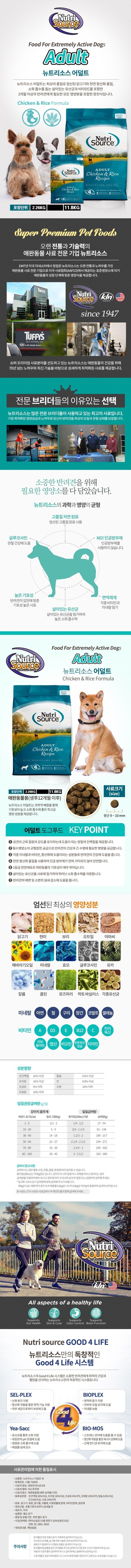 뉴트리소스 독 어덜트 2.26kg 1번째