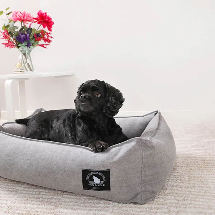 [무료배송] [주문제작] 하이드앤울프 그레이 레이지 범퍼 베드 S-XL