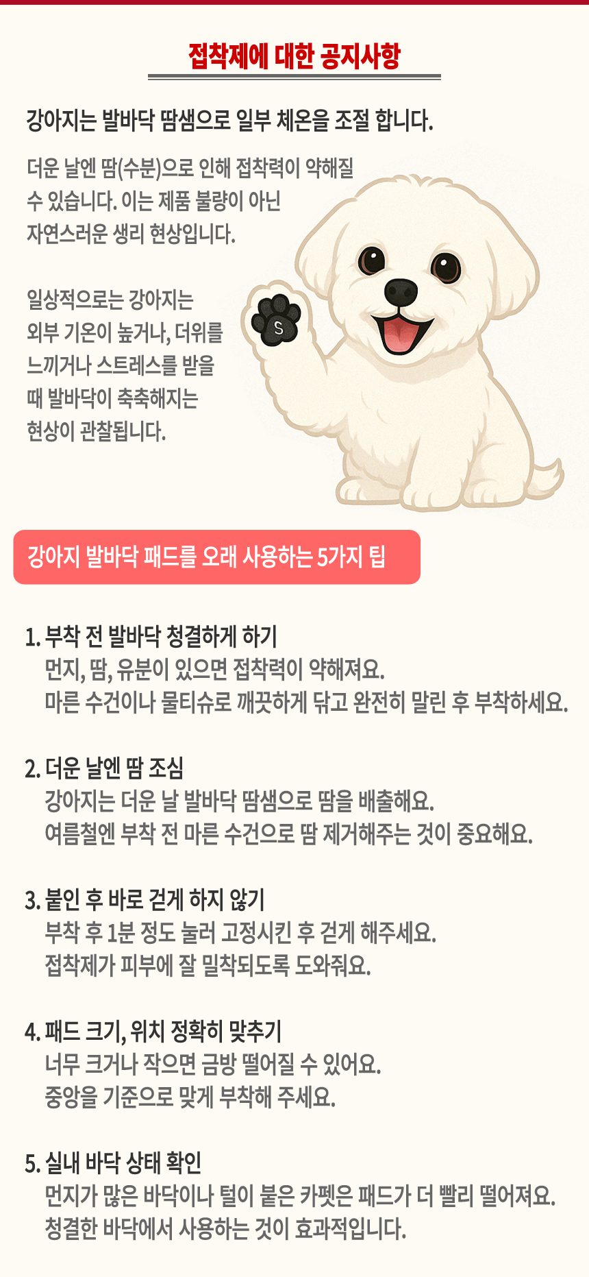 [NEW신상][무료배송] 아임펫벳 강아지 미끄럼방지 패드 DDP1_1Set(4P) 1번째
