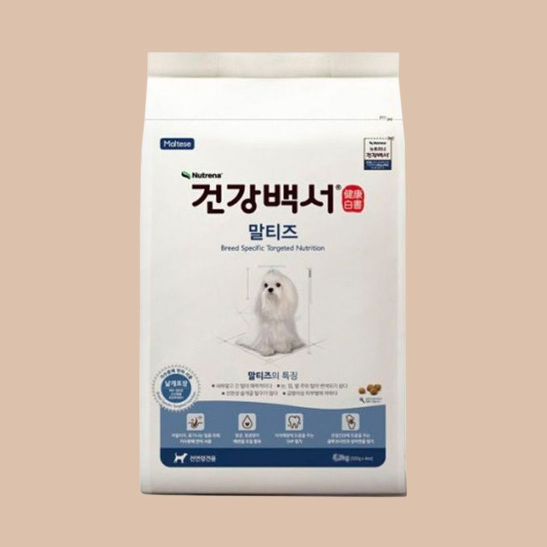 뉴트리나 독 건강백서 건강한 말티즈 제품