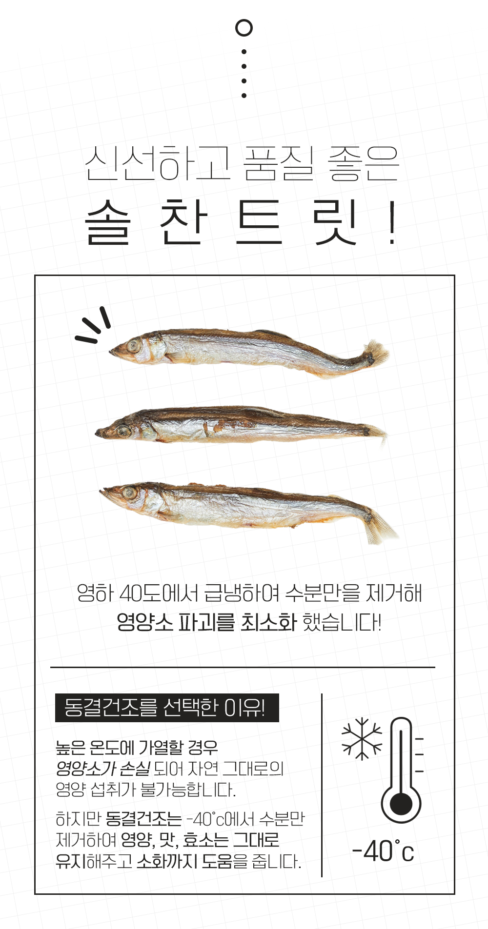 [무료배송] 온날 솔찬트릿 동결건조 열빙어 60g 8번째