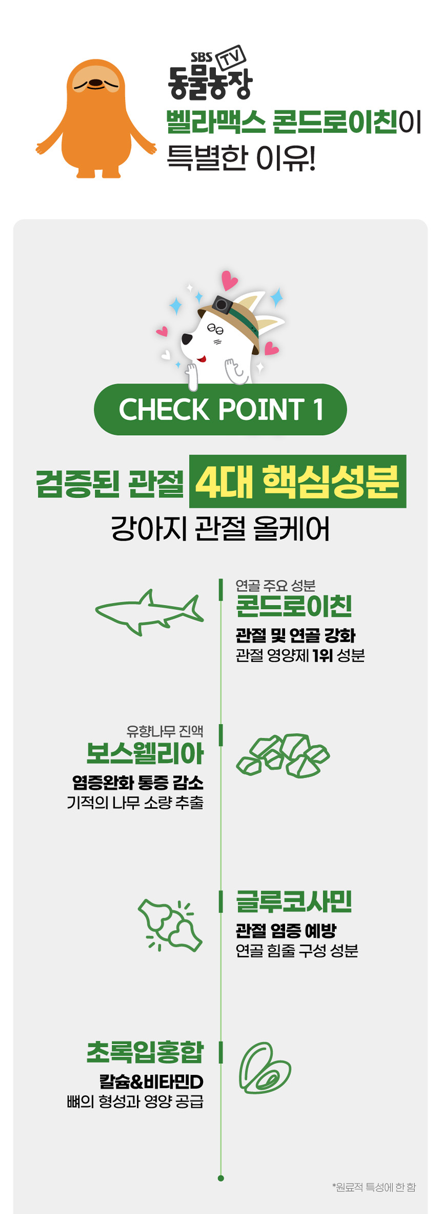 [NEW신상][무료배송] SBS TV 동물농장 수의사 벨라맥스 트릿 2종 세트 관절+눈 영양제 12번째