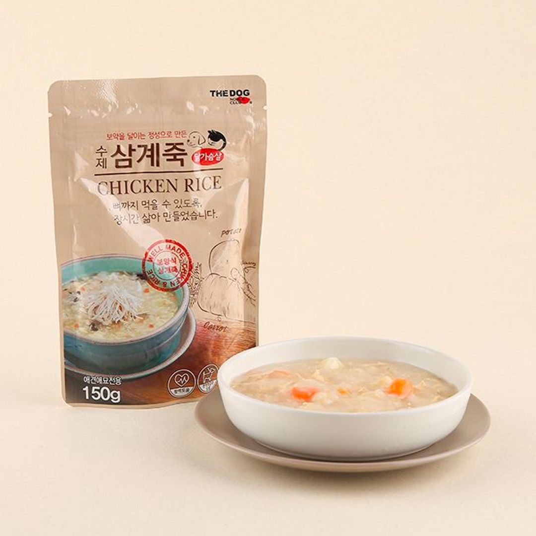 더독 건강보양식 수제 삼계죽 150g 0번