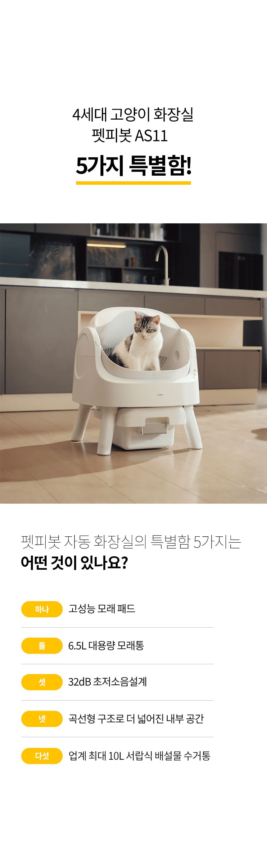 [NEW신상][무료배송] 보니렌 캣 에러프리 자동화장실 24번째