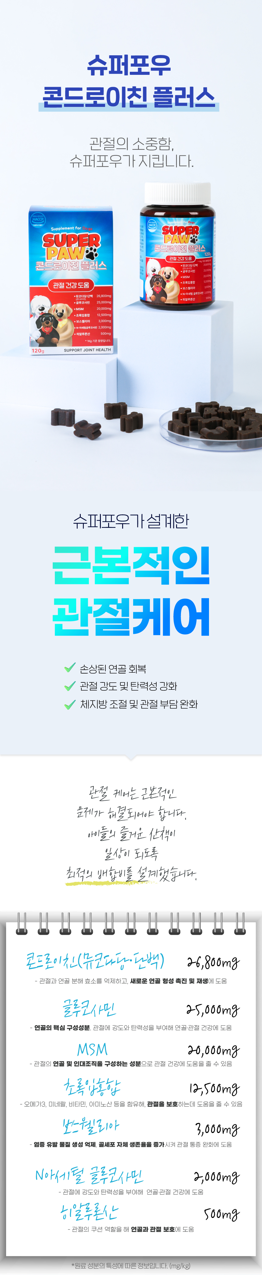 슈퍼포우 콘드로이친 플러스 120g 2번째