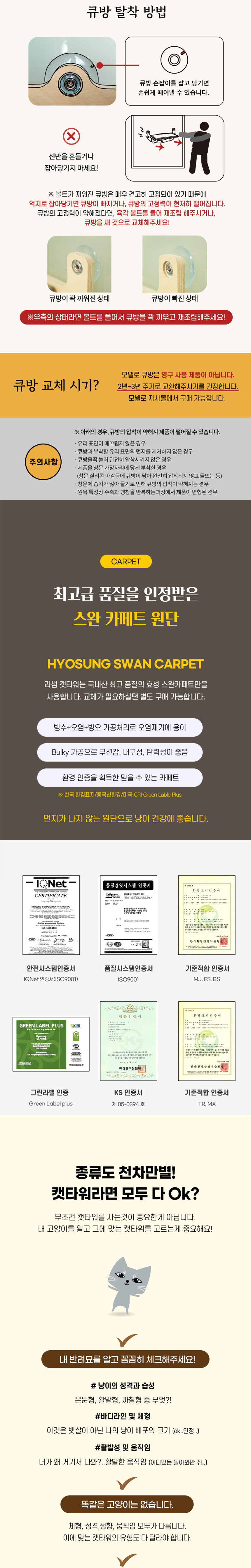 [무료배송] 모넬로 냥단 스텝 고양이 벽부착 캣워크 미니 선반 윈도우 화이트 DO23051 9번째
