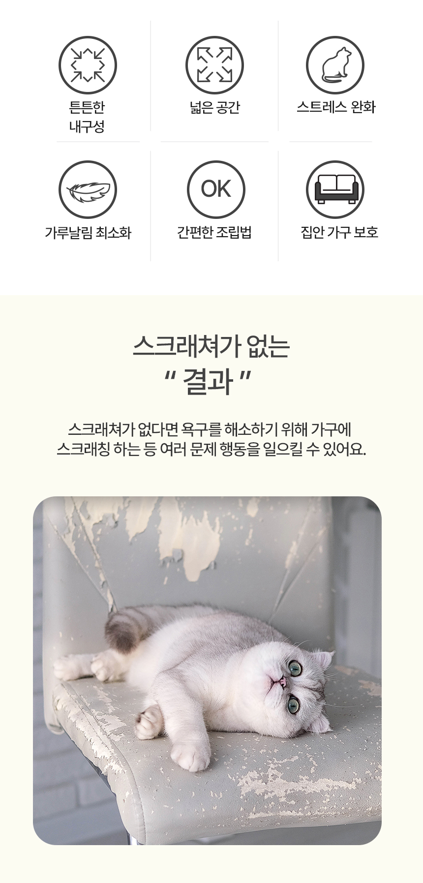 [무료배송] 레토 캣 원형 스크래쳐 L 5번째