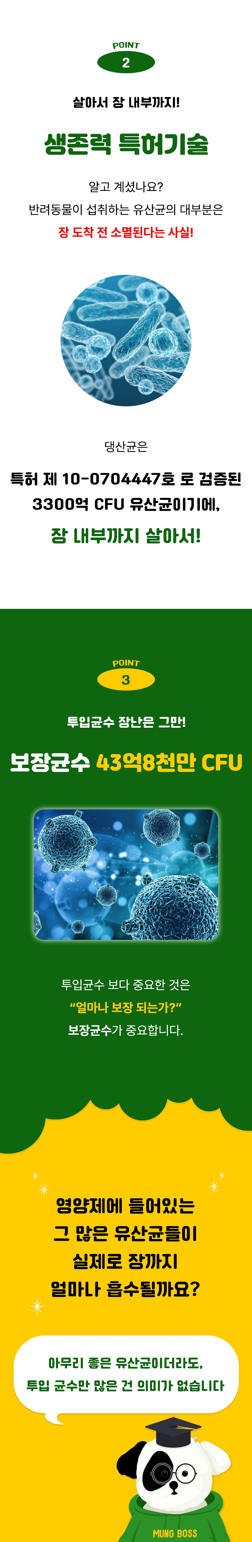 [무료배송] 멍보스 댕산균 국제 PCT 특허 유산균 프로바이오틱스 영양제 60g 21번째