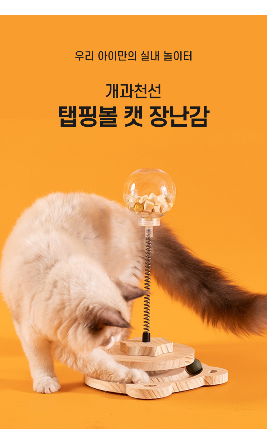 [무료배송] 개과천선 캣 탭핑볼 장난감 (기본형/프리미엄형) 2번째