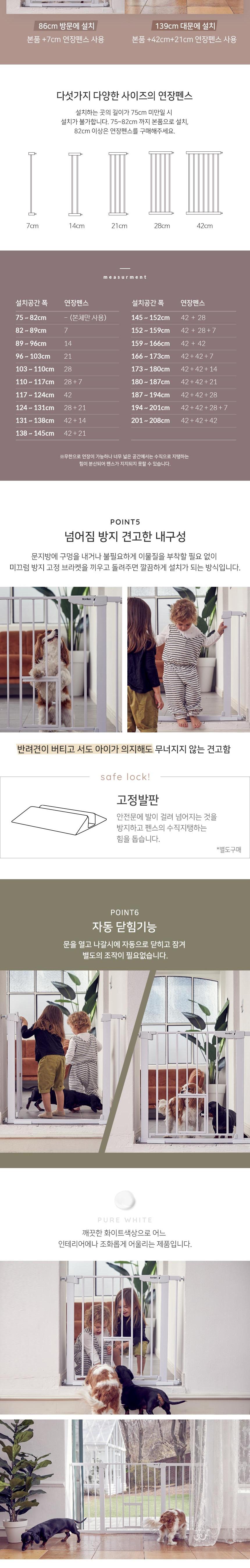 [NEW신상][무료배송] 보니렌 티니도어 이중 안전문 펫도어 7번째