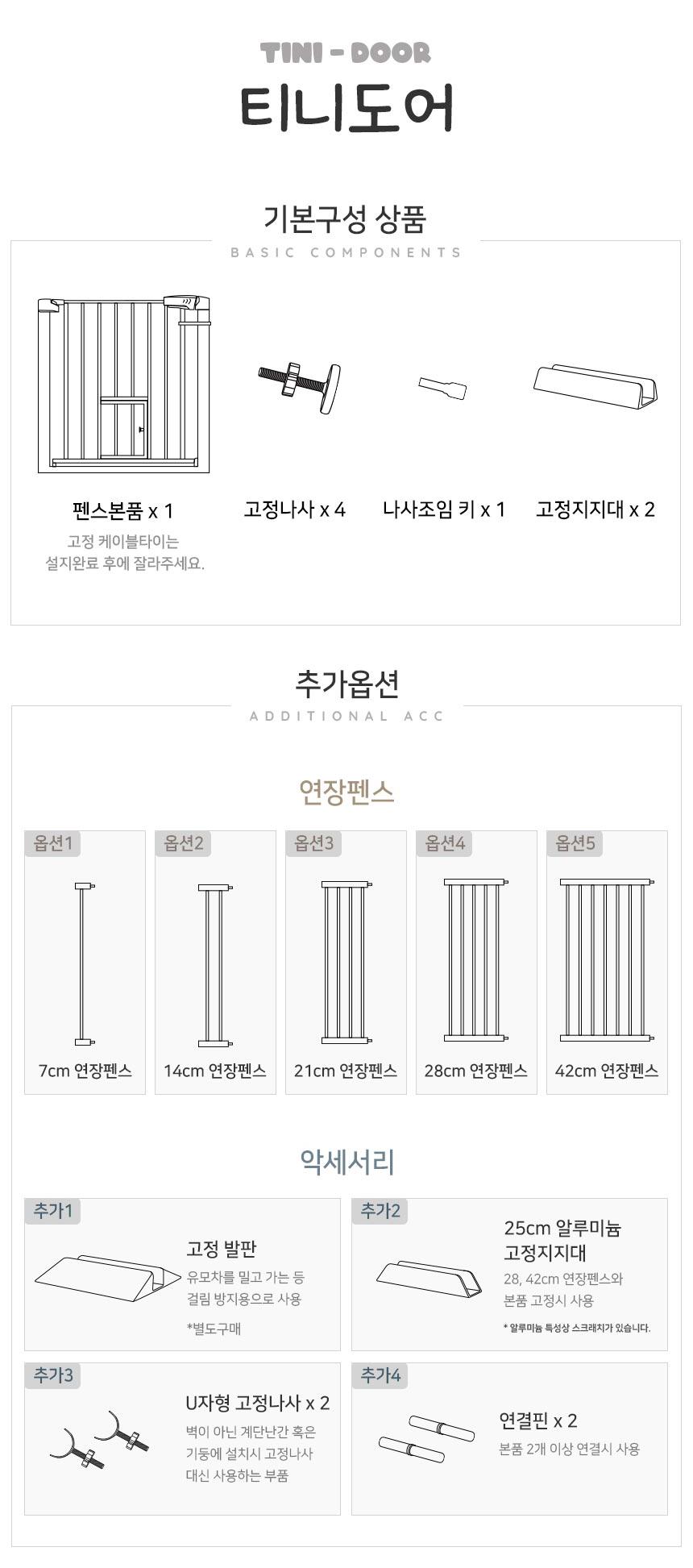 [NEW신상][무료배송] 보니렌 티니도어 이중 안전문 펫도어 5번째