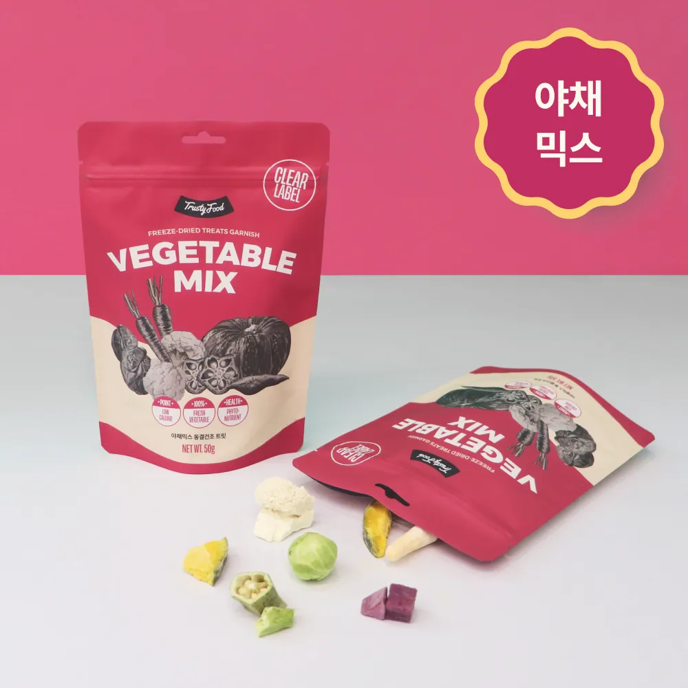 트러스티푸드 가니쉬 동결건조 야채믹스 50g