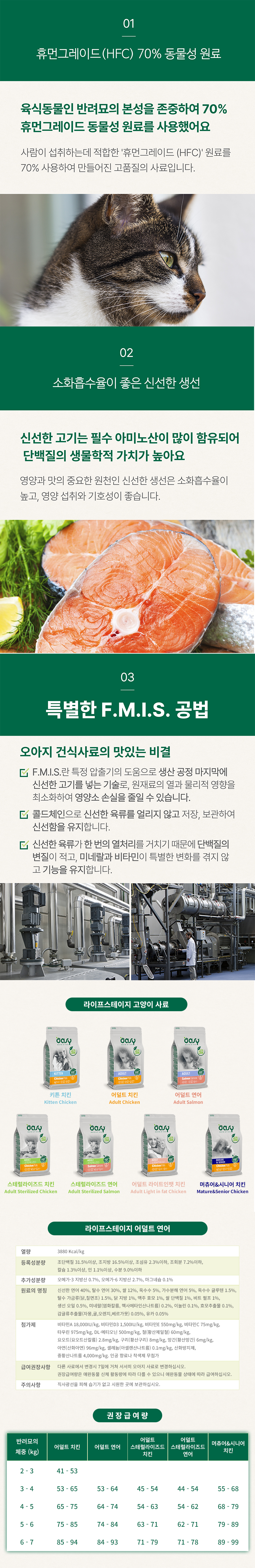 [체험단] 오아지 캣 라이프스테이지 어덜트 연어 40g 4번째 상세 이미지