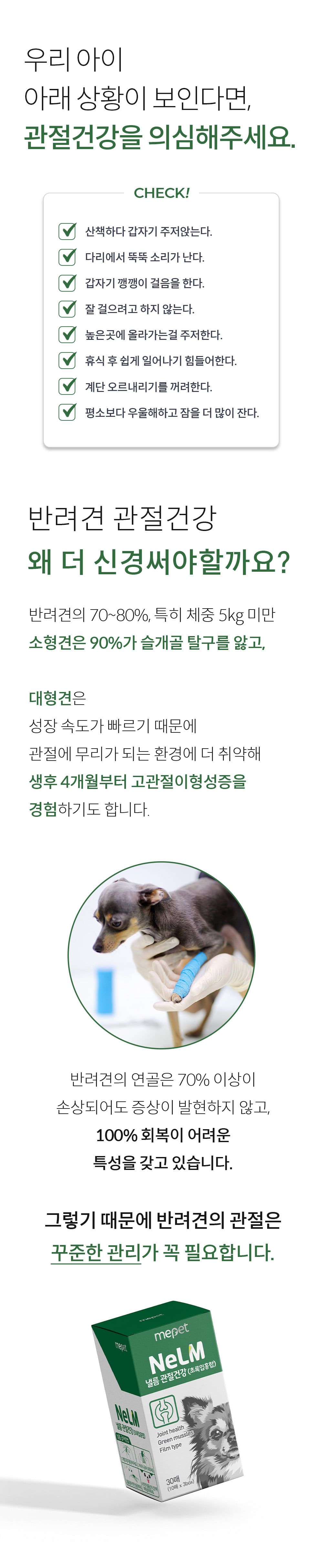 [추가증정] 미펫 낼름 관절 30매입 + 10매입 증정  22번째